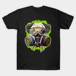 Apocalypse Pug With Gas Mask T-Shirt